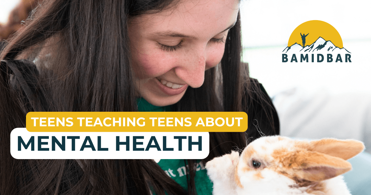 Jewish teens teaching teens about mental health.